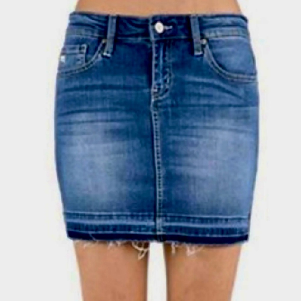 KanCan Denim Blue Mini Skirt